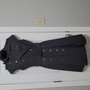 Calvin Klein Gray Double-Breasted Dress